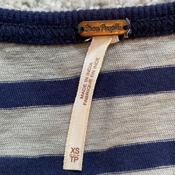 Free people vintage Y2K mirror embroidered oversized tank. Size XS - Picture 7 of 11